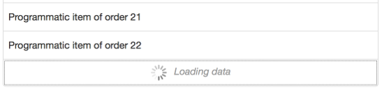 Next Page Loading Example
